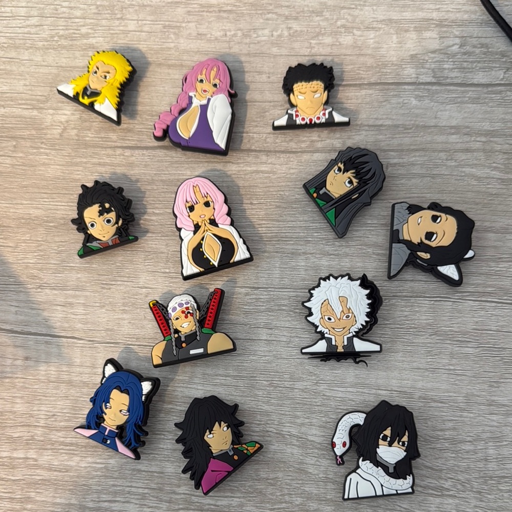 Dream Catching Anime Character Pins Set